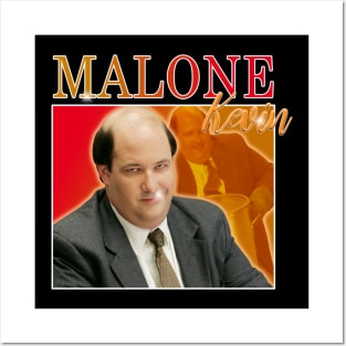 Kevin Malone Retro Tee Posters and Art